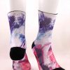 Calcetines con humo de color