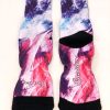 Calcetines con humo de color